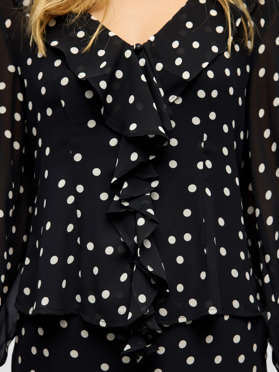 OBJGINA blusa de lunares