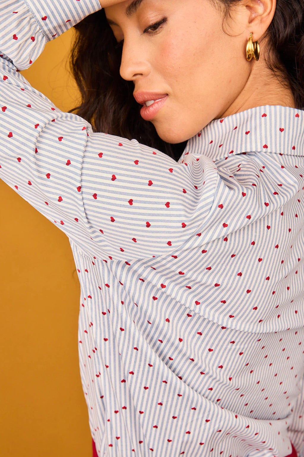 CAMISA NIEVES RAYAS AZUL Smile