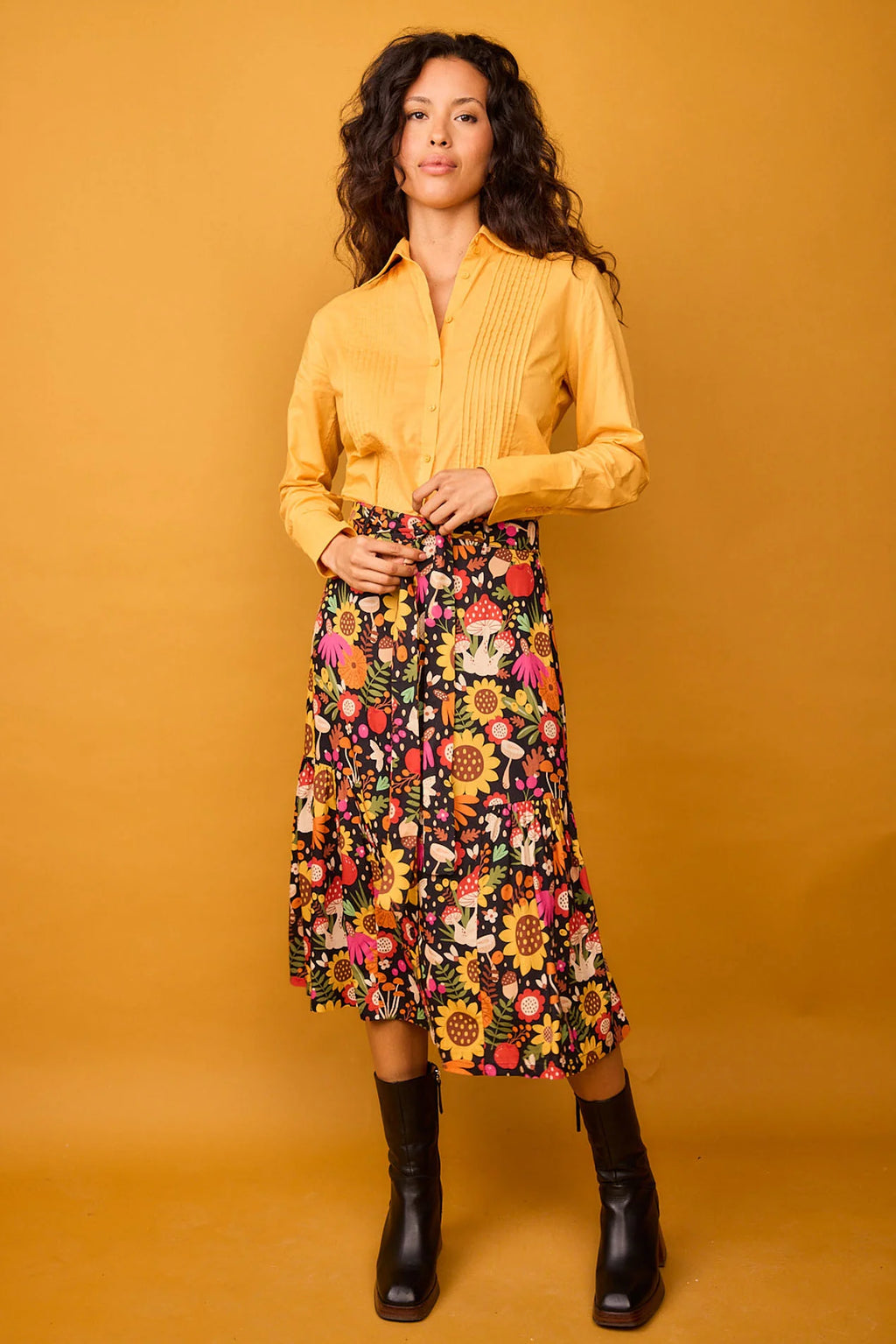 CAMISA ROCÍO AMARILLO