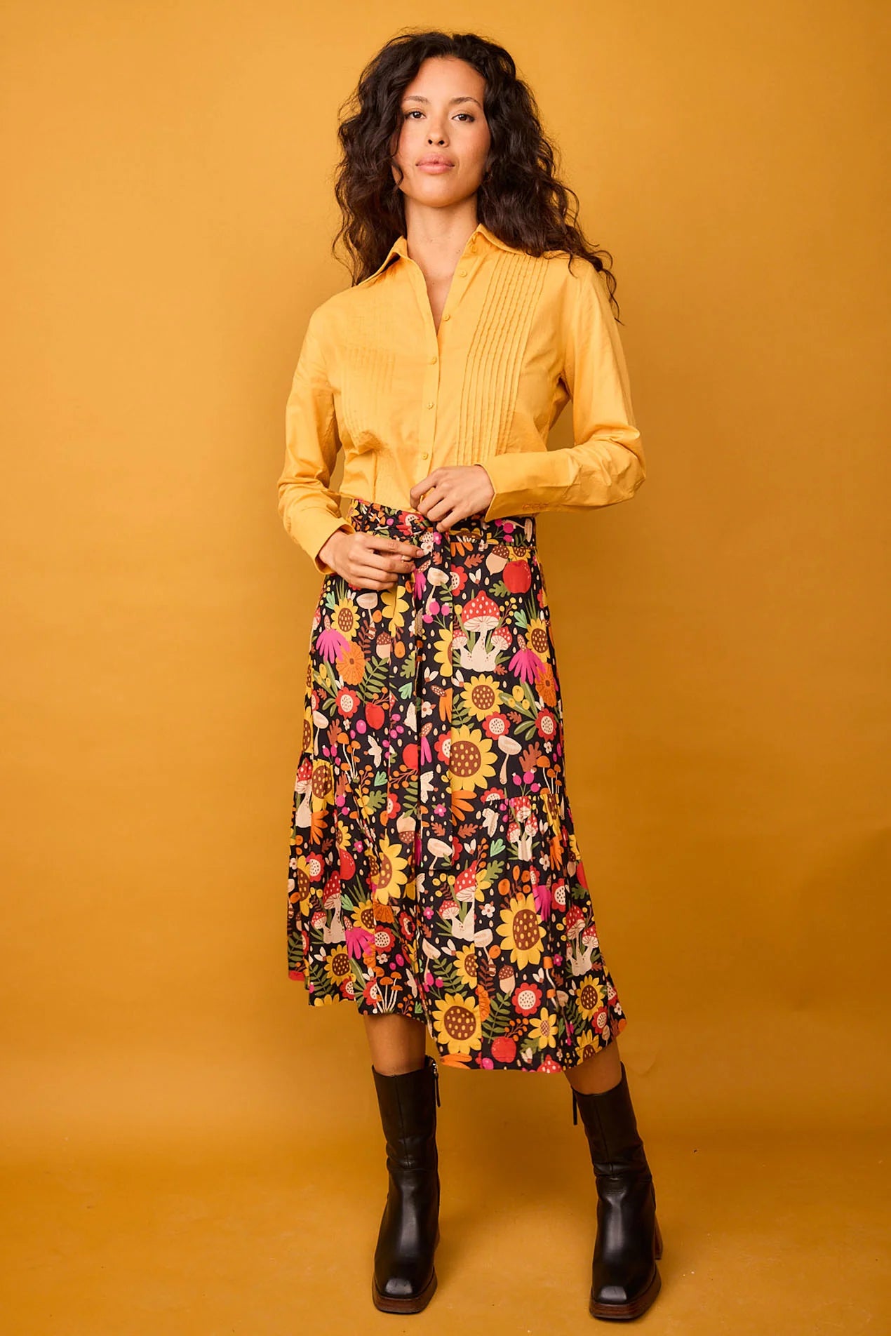 CAMISA ROCÍO AMARILLO