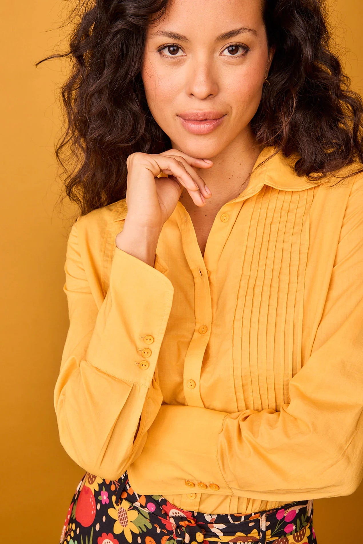 CAMISA ROCÍO AMARILLO