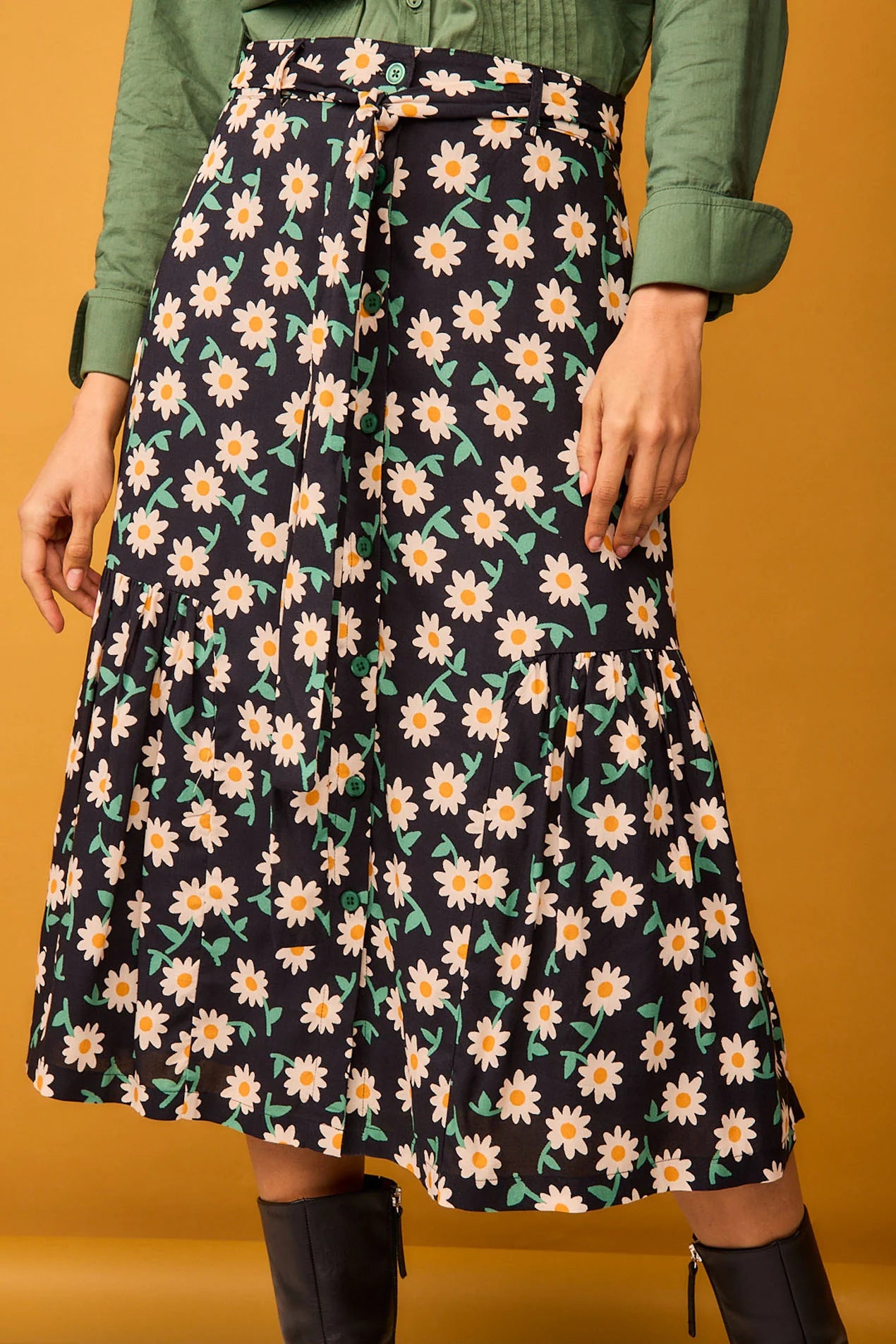 FALDA PIÑA MARGARITAS