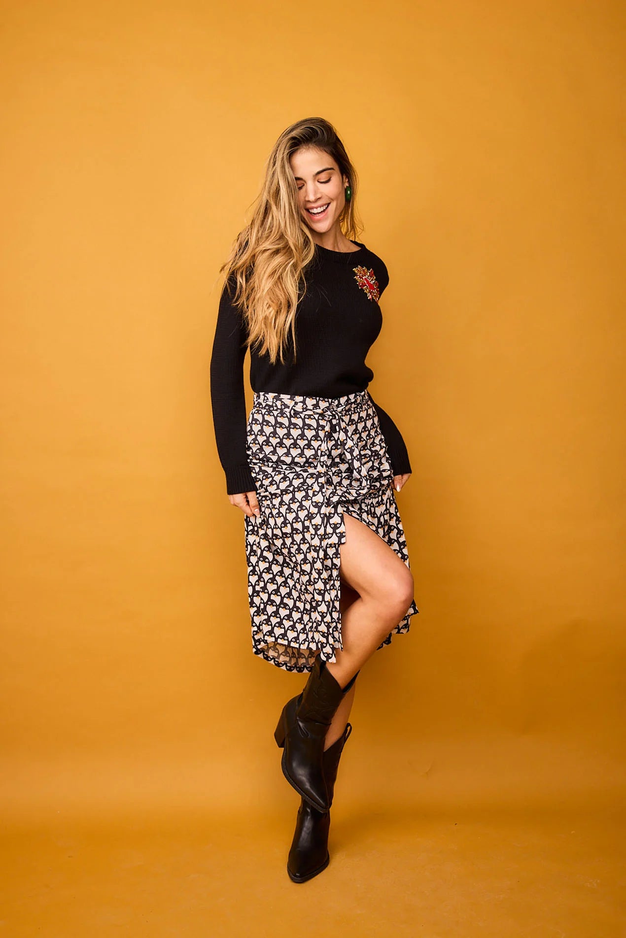 FALDA PIÑA PINGÜINO