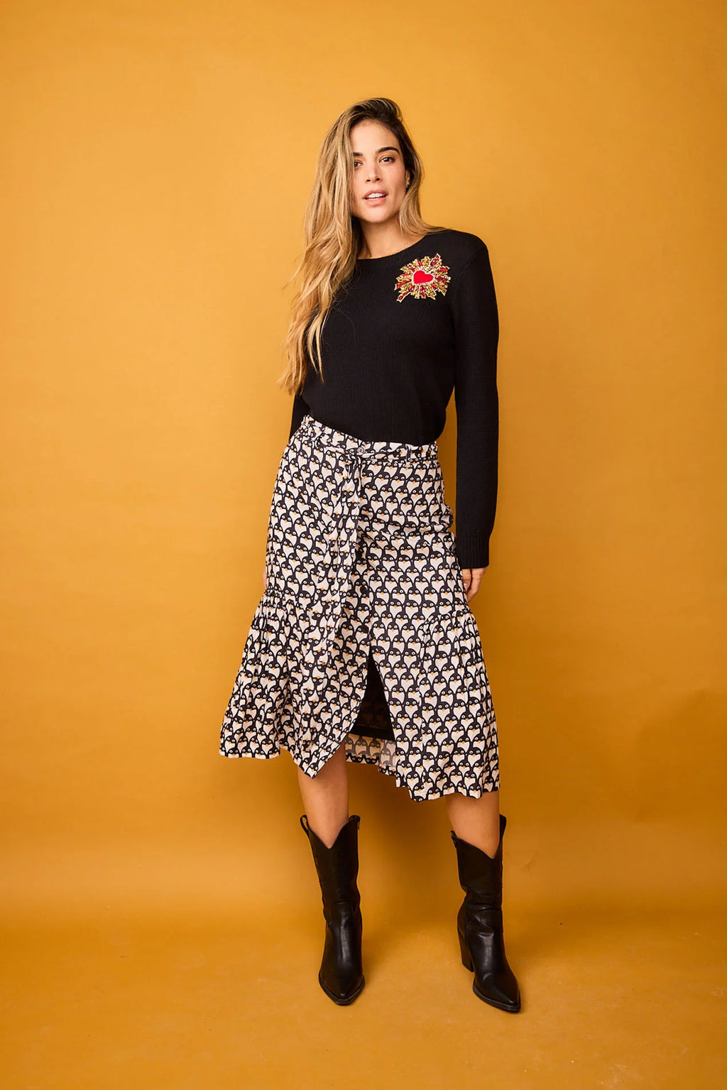 FALDA PIÑA PINGÜINO