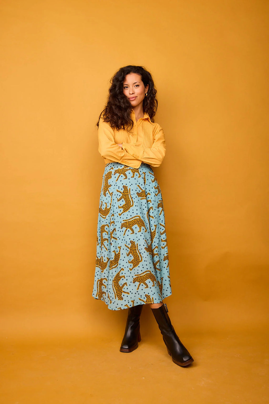 FALDA HOJAS GUEPARDO Smile