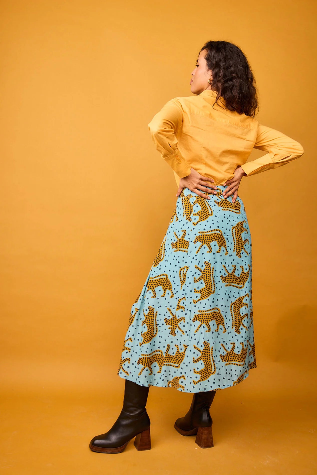 FALDA HOJAS GUEPARDO Smile