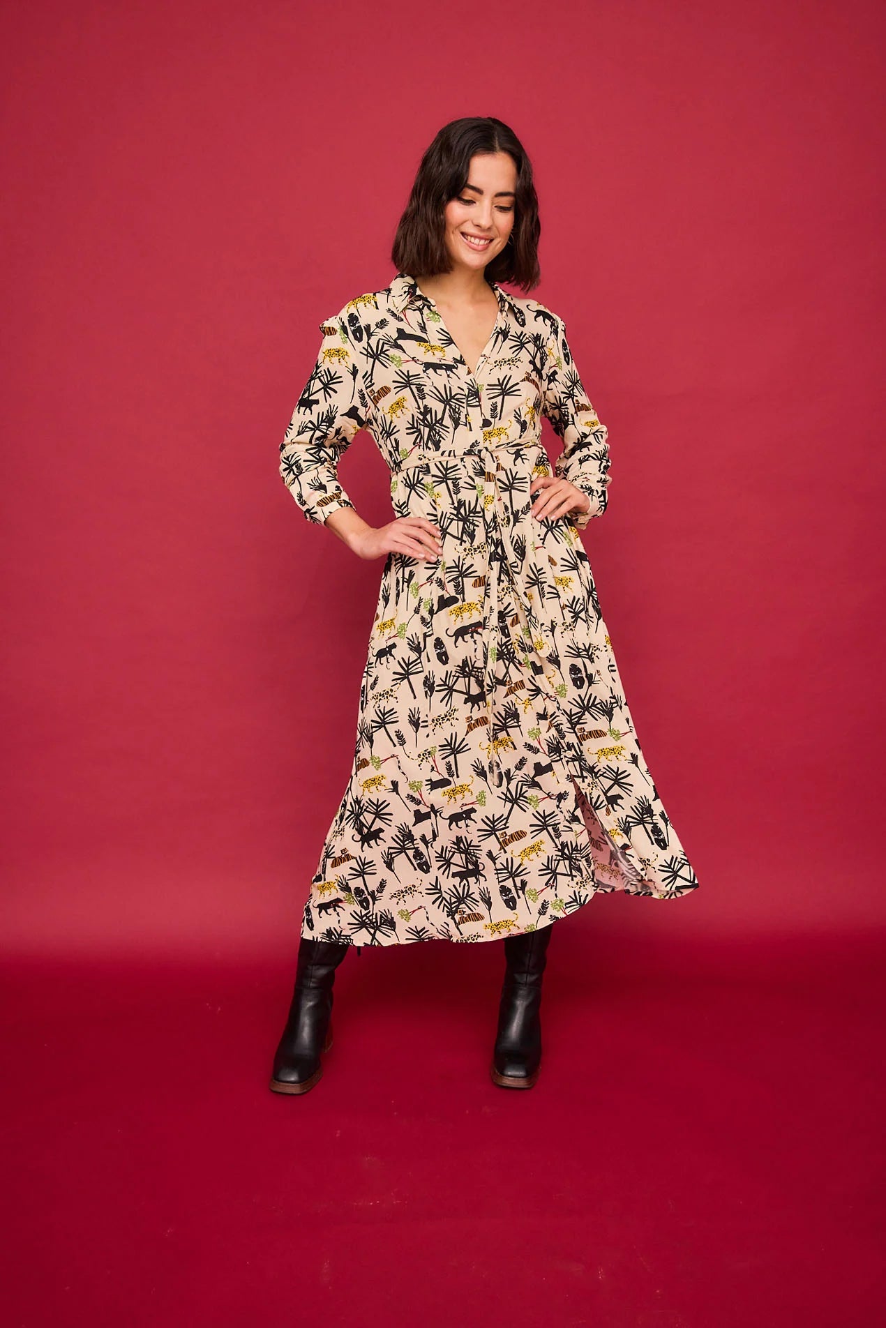 VESTIDO LARGO CASCADA SELVA Smile