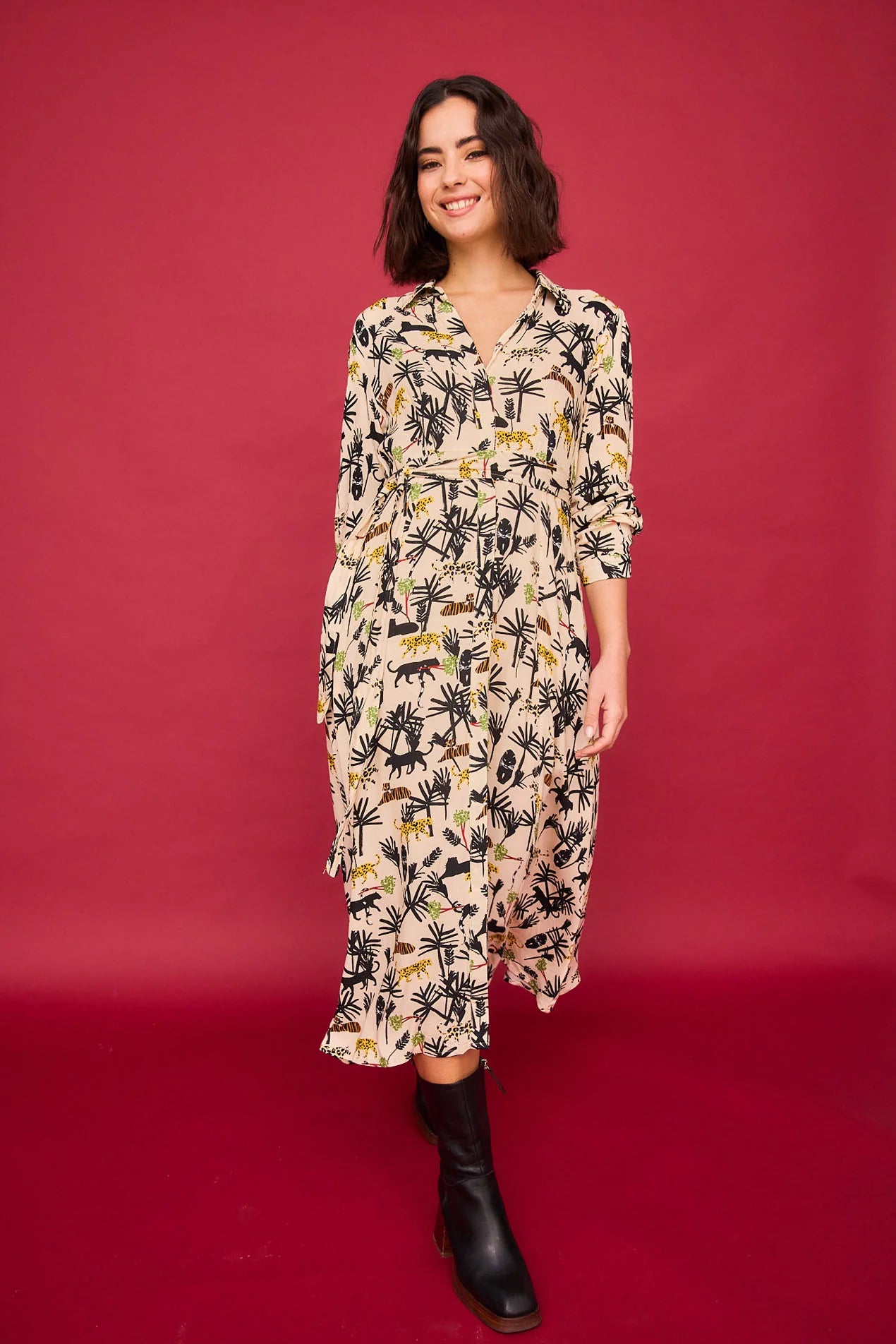 VESTIDO LARGO CASCADA SELVA Smile